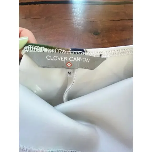 Clover Canyon Riviera Sunrise Neoprene Scuba Halter Dress Size M - Picture 5 of 6